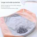 Incontinence Underwear for Women, Plus Size Women's Incontinence Panties, Cotton Overnight Protective Briefs, 6Pcs,Multi Colored,4XL