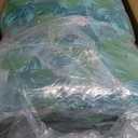 Pillow Perfect Outdoor/Indoor Tufted Seat Cushions (Round Back), 19" x 19", Green Lush Leaf Jungle 2 Count