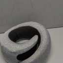 Travel Pillow, 100% Pure Memory Foam Neck Pillow for Airplanes, Comfortable Breathable Cover, Travel Essentials for Plane, Car, Train and Home, Gray (Medium)