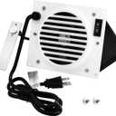 Hiorucet MGB100 Wall Heater Blower Fan Kit for ProCom Blue Flame or Infrared Vent-Free Wall Heaters and Avenger MG Style Gas Space Heaters Over 10,000 BTU with Thermostat Controlled. (2016 to Later)