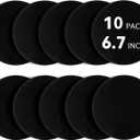 10 Pack Charcoal Filters for Compost Bucket, Compost Filters for Countertop Bin, Odor-Absorbing Activated Charcoal Replacement for Kitchen, Home Bucket Compost Bin Refill, 6.7 Inch