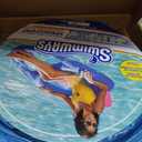 SwimWays Spring Float Premium Recliner Pool Lounger, Inflatable Pool Floats Adult with Fast Inflation for Ages 15 & Up