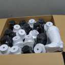 Hoolerry 10 oz Plastic Cowboy Boot Cups with Straws and Lids Plastic Cowboy Cups for Western Themed Party Supplies and Rodeo Party Decorations(Black, White,12 Pcs)