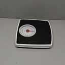 Taylor Battery Free Analog Scales for Body Weight, 330LB Capacity, Easy to Read Large 4.25-inch Dial, 10.3 x 10.6-inch Vinyl Mat Platform, Black