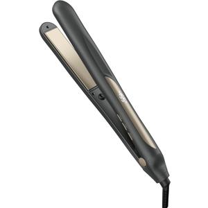 Infiniti PRO CONAIR Tourmaline Ceramic 1-Inch Flat Iron Digital Hair Straightener, 1-Inch Flat Iron to Straighten or Curl, 5 Heat Settings, for All Hair Types and Textures, Dark Gray