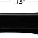 Thenice for 10th Gen Civic Accessories Door Handle Cover Exterior Decoration Compatible with Honda Civic 2021 2020 2019 2018 2017 2016 with Smart Auto Lock Holes -Black