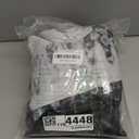 PONY DANCE Black and White 100% Blackout Curtains 84 Inches Long for Living Room, Modern Style Thermal Insulated Gradient Drapes for Bedroom/Youth Dorm/Study/Nursery, 2 Panels Set, 52Wx84L