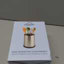 Kitchen Utensil Holder and Countertop Organizer. (Gray)
