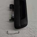 Tailgate Door Handle, Compatible with 2004-2012 Chevy Colorado & GMC Canyon & Isuzu i-280 / i-290 / i-350 / i-370, Exterior Rear w/ Keyhole | Replace# 80584, GM1915118 Tail gate Liftgate Latch Lock (Black Tailgate Handle w/keyhole)