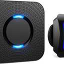 Wireless Motion Sensor LED Light - Motion Detector Alarm Chimes Door Sensor with 500 FT Range Security Alert Monitor System for Home, Business, Store, Office, School