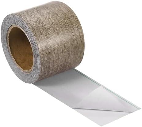 uxcell Wood Grain Tape, 2" x33 Ft Self Adhesive Wood Grain Repair Patch for Baseboards, Doors, Floor Repair, Furniture Home Decor Gray Oak