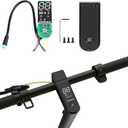 Agatige Electric Scooter Controller Control Board, Scooter Digital Display Dashboard with Panel Cover for Ninebot MAX G30 Electric Bicycle