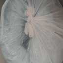 OLANLY Light Blue Round Rugs for Bedroom - Machine Washable, 4 ft Circle Area Rugs for Living Room, Soft and Fluffy Shaggy Carpet for Teen Girl and Boys, Nursery Rooms, Dorms, Home Decor Aesthetic