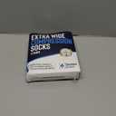 Doctor's Select 3 Pairs Plus Size Compression Socks Wide Calf - Up to 6XL | 20-30 mmHg Compression Socks for Women Wide Calf (XX-Large)