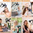 Hair Dryer Stand, Multi Angle Adjustable Blow Dryer Stand Hands Free with Universal Clamp - Allow You to Dry Hair Hand Freely