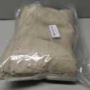 Hiasan 2 Pack Faux Linen Rectangle Tablecloth - Wrinkle and Stain Resistant Washable Table Cloth for Kitchen Dining Room Holiday Table Cover for Party Dinner, Beige, 60 x 102 Inch