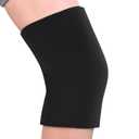 Two Pack - Ice Therapy Sleeve, Reusable Gel Cold Packs Brace, Flexible Cold Wrap Recovery for Meniscus, Pain Relief, Black (XL)