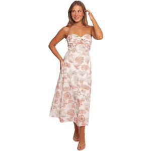 Petal & Pup Women's Calantha-Maxi-Dress-Pink-Floral, Size X-Small