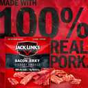 Jack Link's Bacon Jerky, Hickory Smoked - Flavorful Ready to Eat Meat Snack with 11g of Protein per Serving, Made with 100% Thick Cut Real Bacon, Protein Snack, Keto Friendly, 2.5 oz. (EXP 07/16/26)