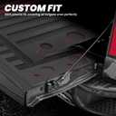 LASFIT Truck Tailgate Mat 2019-2026 for Chevrolet Chevy Silverado & GMC Sierra 1500 (Not Fit Multipro Tailgate), All Weather TPE Tailgate Protector Liner Replacement (Not Fit Drop-in Liners)
