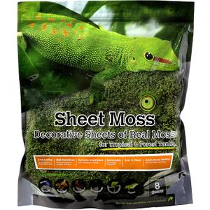 Galpagos (05248) Sheets of Real Moss, 8-Quart, Natural,Green