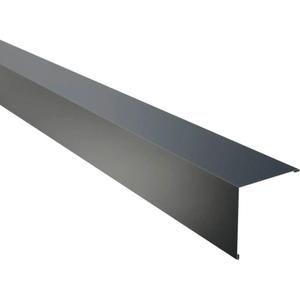 Roof Drip Edge Flashing- 26 Gauge- Degree Angle - Easy to Install- Matching Screws and Hex Bit Driver Included- Many Colors, 3 Ft