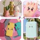 10 Sheet Colorful Cartoon Face Expression Stickers Assorted Funny Eyes Mouth Designs for Water Bottles Suitcases Notebooks DIY Crafts Party Supplies Decorations