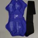 Fittest Pro Ankle Ice Pack Wrap for Swelling, Ice Pack for Injuires Reusable Cold Pack Wrap Hot Cold Therapy Ankle Ice Wrap for Sprained Ankles, Achilles Tendonitis