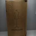 Adjustable Female Pinnable Mannequin Torso with Tripod Base for Display (White)