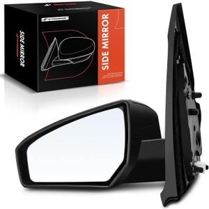 A-Premium Driver Side Power Door Mirror - Compatible with Nissan Sentra 2007 2008 2009 2010 2011 2012 - Non-Heated Non-Folding Black Outside Rear View Mirror - Replace# NI1320167, 96302ET01E
