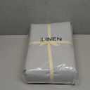 Shilucheng 100% French Linen Sheets - King Size Bed Sheets, Breathable & Cooling Pure Linen Sheets,Soft Durable and Tear Resistant -16 Inch Deep Pocket - 4Pcs (Grey, King)