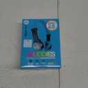 JLab JBuddies Folding Kids Wired Headphones, Toddler Headphones, Noise Isolation, Kids Safe, Volume Limiting Headphones, Headphones for Children, Gray/Blue