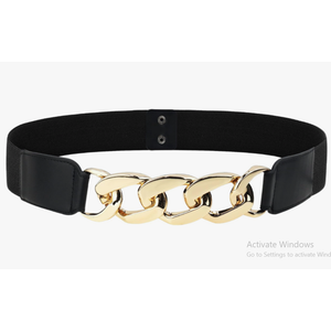 BAOKELAN Wide Elastic Belts Stretchy Cinch Waist Belt for Women Dresses