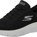 Skechers Women's Go Walk Flex Grand Entry Hands Free Slip-ins Sneakers (8, Black/White)