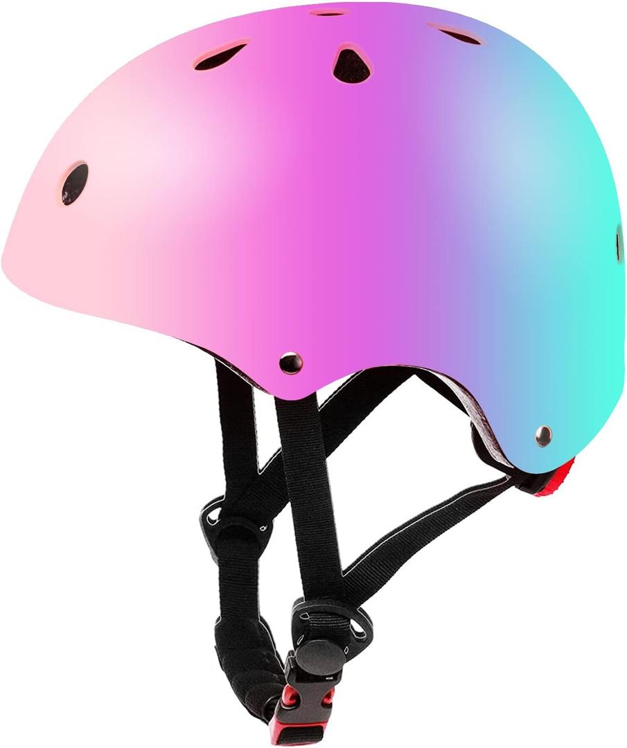 Kids Bike Helmet Adjustable Toddler Helmets for 3-5-8-14+Riding Scooter Inline skatings Skateboard Helmet
