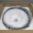 16 Inch Baroque Lamp Shade Replacement Only Tiffany Style Stained Glass Lampshade Retro Pastoral Lamp Cover Accessories Fit for Table Lamp Pendant Light Ceiling Light Floor Lights,Blue a