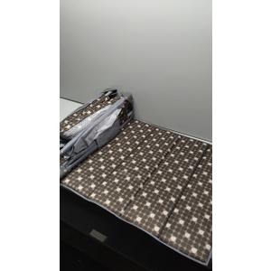 Pamo Babe Portable Crib Baby Playpen with Mattress and Carry Bag Grey