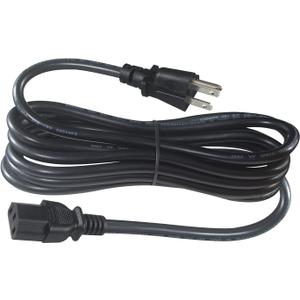 KUNCAN PC Computer Power Cord - 12Ft C13 Power Supply Cord, Straight Plug NEMA 5-15P to IEC C13, SVT 18AWG/3C, 125V 10A, Universal 3 Prong Monitor AC Power Cable for Power Brick Network Switch