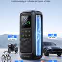 Tire Inflator Portable Air Compressor - Lamicall [5X Faster][150 PSI] Rechargeable Car Air Pump, Digital Pressure Gauge, LED Light, Cordless Pump Valentine's Day Gifts for Car, Bike, Motorcycle, Ball