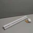 LOTUS & WINDOWARE Cordless Mini Blind, 1" Vinyl Slats, 22" Wide x 36" Long - White, Window Blinds for Home and Office, Interior Door Blinds - Light Filtering