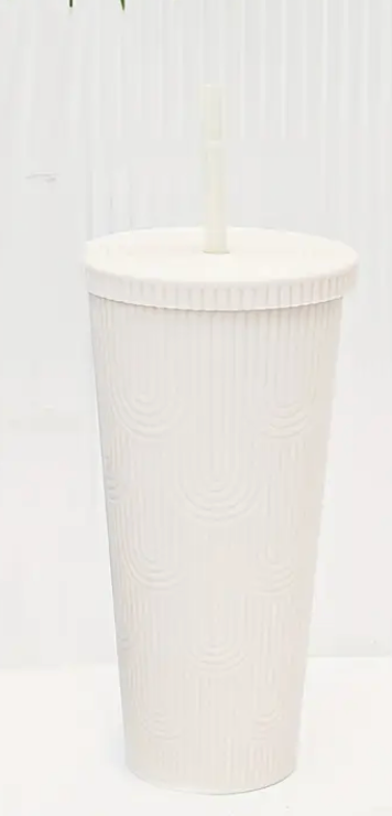 Mermaid Tumbler 24 Oz Soft Touch White Mermaid Tumbler 24 Oz Soft Touch White