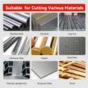 CENYB 6" (152mm) Tungsten Carbide Tipped Hole Saw with 2Pcs Titanium-Plated Pilot Drill Bits for Hard Metal,Stainless Steel,Iron,Aluminum Alloy,Wood and Plastic