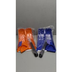 Kids Snow Shovel with D-Grip Handle, Aluminum Blade, Toddler Snow Shovel for Car Trunk, Emergencies, Driveways, and Car Snow Removal. (Age 3+, 2 Packs)