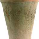 HomArt Rustic Terra Cotta Rose Pot, Medium, Antique Red, 1-Count