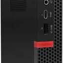 Lenovo ThinkCentre M920q Tiny Desktop,Intel 6 Core i5-8500T,16GB RAM,256GB NVME SSD,HDMI,DisplayPort,WiFi,Bluetooth,Wireless Keyboard Mouse,Windows 11 black