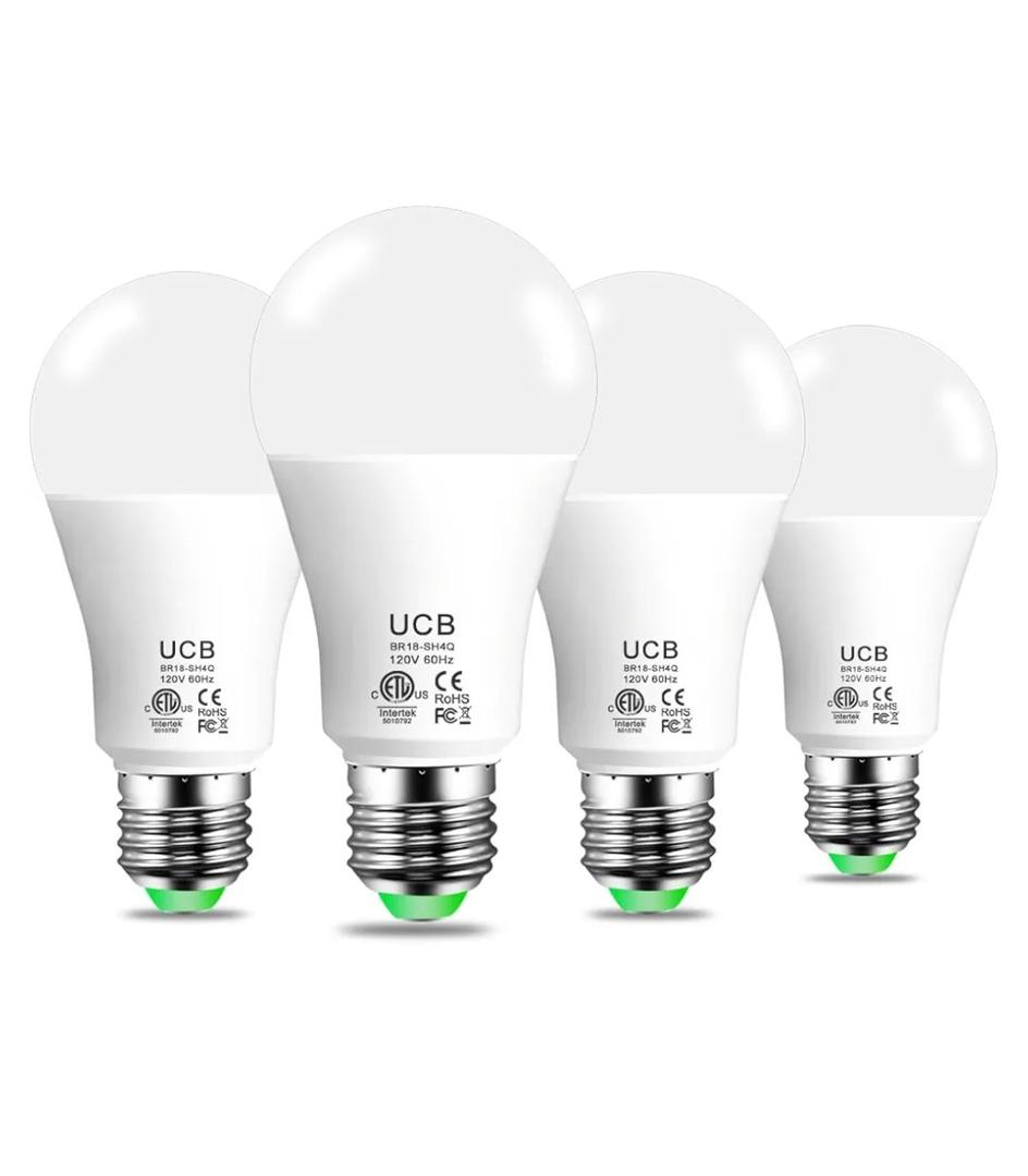 UCB Alexa Light Bulb 130W Equivalent, Smart Light Bulbs Warm White to Daylight Tunable, A19 E26 Bluetooth LED Bulbs Work with Alexa Only for Bedroom Kitchen Living Office No WiFi Required 4 Pack