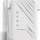 2026 Best WiFi Extender Signal Booster, Internet Extender Covers Up to 13389 Sq.ft for Home, Long Range WiFi Repeater with Ethernet Port, Wireless Router Amplifier Easy Setup,Wide Compatibility