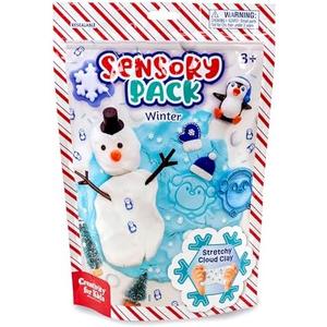 Creativity for Kids Sensory Pack: Winter - Toddler Christmas Crafts, Holiday Crafts for Kids, Sensory Toys for Toddlers 3-4+, Travel Toys and Stocking Stuffers for Kids, Set of 2