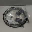 Joomer Battery Operated Ball Lights 2Pack, 13IN & 11IN 120 LED Foldable Metal Sphere Lights, Waterproof 8 Lighting Modes with Timer Function, Hanging Light for Christmas Decorations (Warm White)