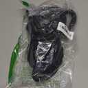 GORILLA GRIP Dog Leash, Heavy Duty Reflective Rope Leashes for Large, Medium, Small Breed Dogs, Puppy Training Essential for Walks, Hikes, Soft Handle, Rotating Metal Clip, Waste Bag Dispenser, Black (6 Feet x 1/2 Inch)